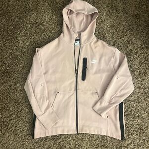 NEGOTIABLE Nike Tech Light Pink Hooded Sweatshirt